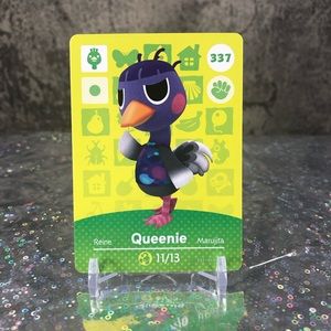 Queenie #337 Animal Crossing Amiibo Card